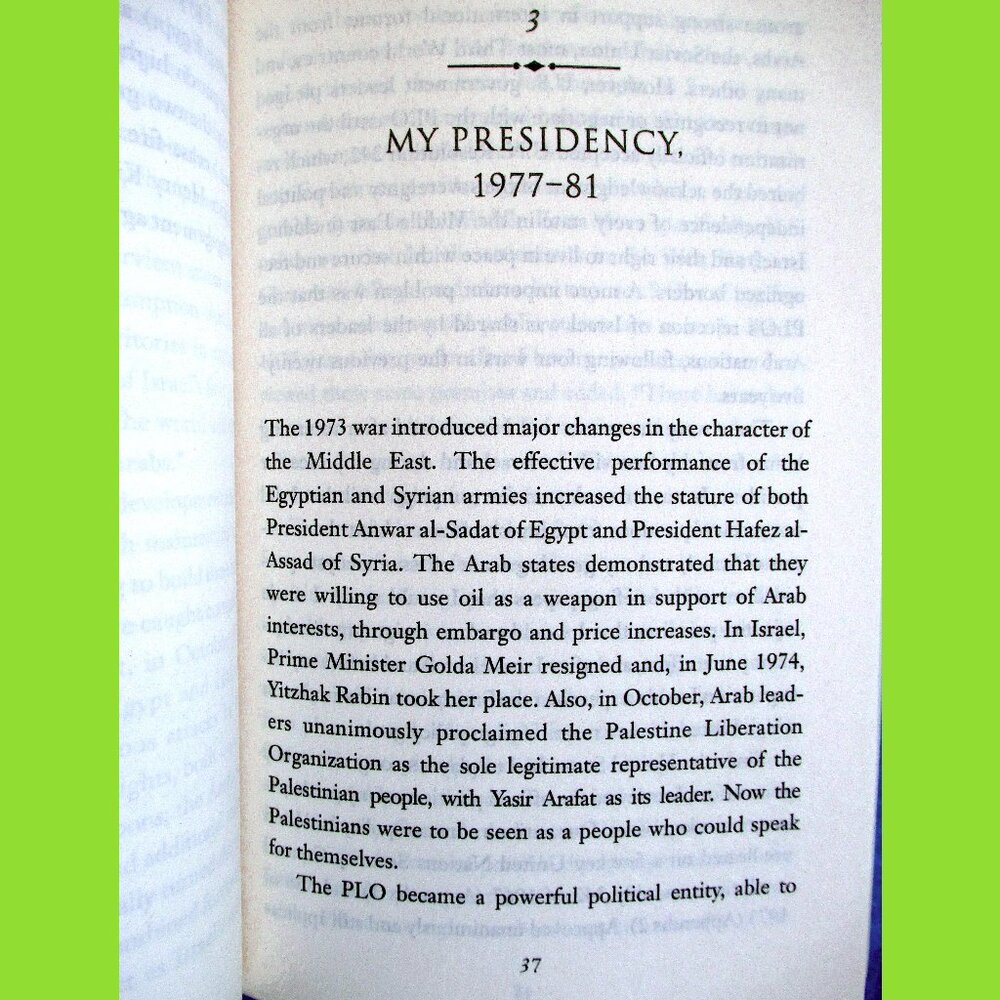 Book - Jimmy Carter's Palestine: Peace Not Apartheid - Picture 7 of 16
